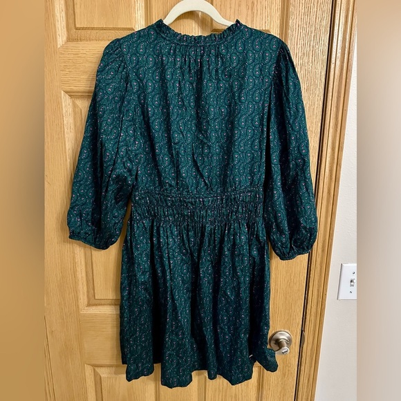 GAP Dark Green Long Sleeve Women’s Dress - Size M - Picture 2 of 9